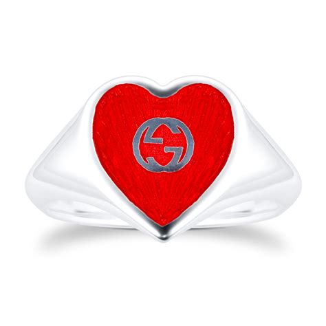 gucci signature ring|gucci heart ring for sale.